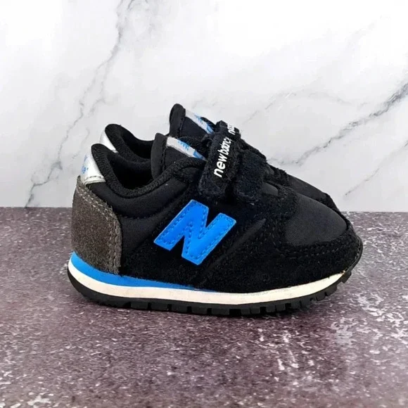 New Balance Infant/Baby Sneakers - Navy/Royal Blue/Grey/White sz 3 - Picture 2 of 7